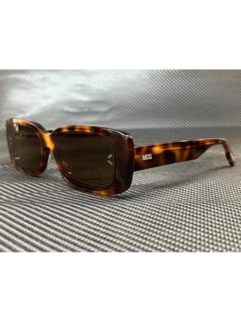New McQ Men  Havana Sunglasses  57- 15- 140